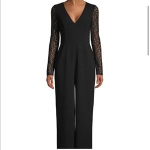 BCBGMAXAZRIA
Lace-Sleeve Jumpsuit